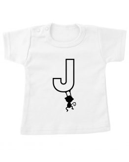 Tshirt_kort_Wit-letter-met-aapje