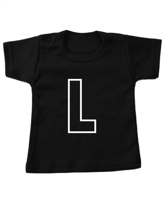 T-shirt met letter