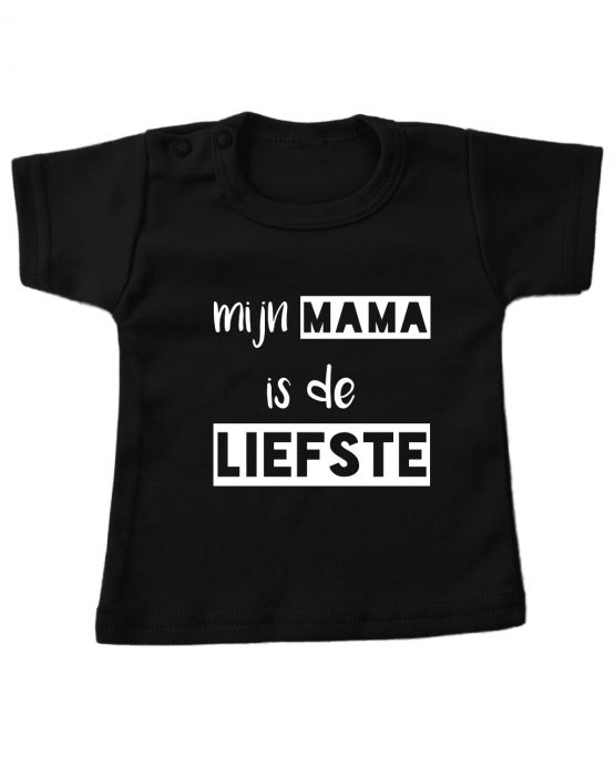 Tshirt_kort_Zwart-mijn-mama-is-de-liefste