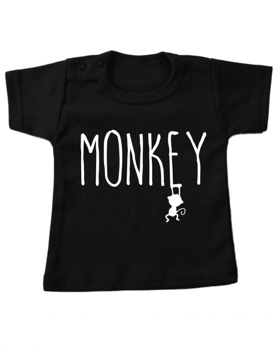 Tshirt_kort_Zwart-monkey