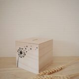 Spaarpot hout - Afbeelding 2